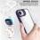 (iPhone 16e, Purple) For iPhone 16e Case Hybrid Hard PC Soft TPU Shockproof Phone Cover 7