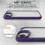 (iPhone 16e, Purple) For iPhone 16e Case Hybrid Hard PC Soft TPU Shockproof Phone Cover 8