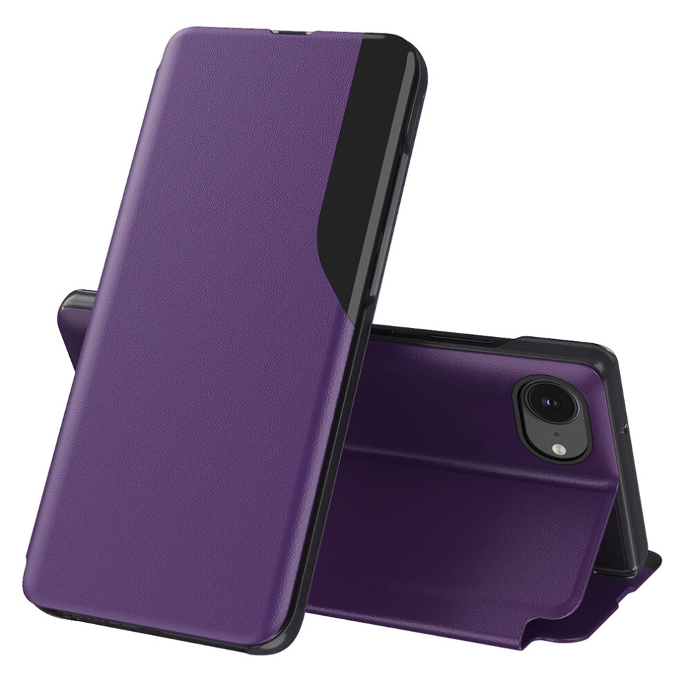(Iphone 16E, ) For Iphone 16E Phone Case Folio Flip Pu Leather Stand Cover Purple 6914287106895
