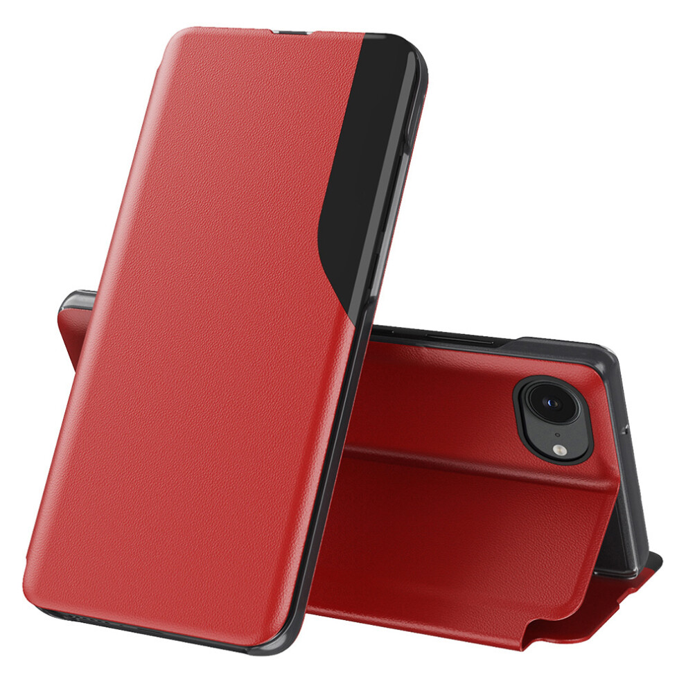 (Iphone 16E, ) For Iphone 16E Phone Case Folio Flip Pu Leather Stand Cover Red 6914286689207