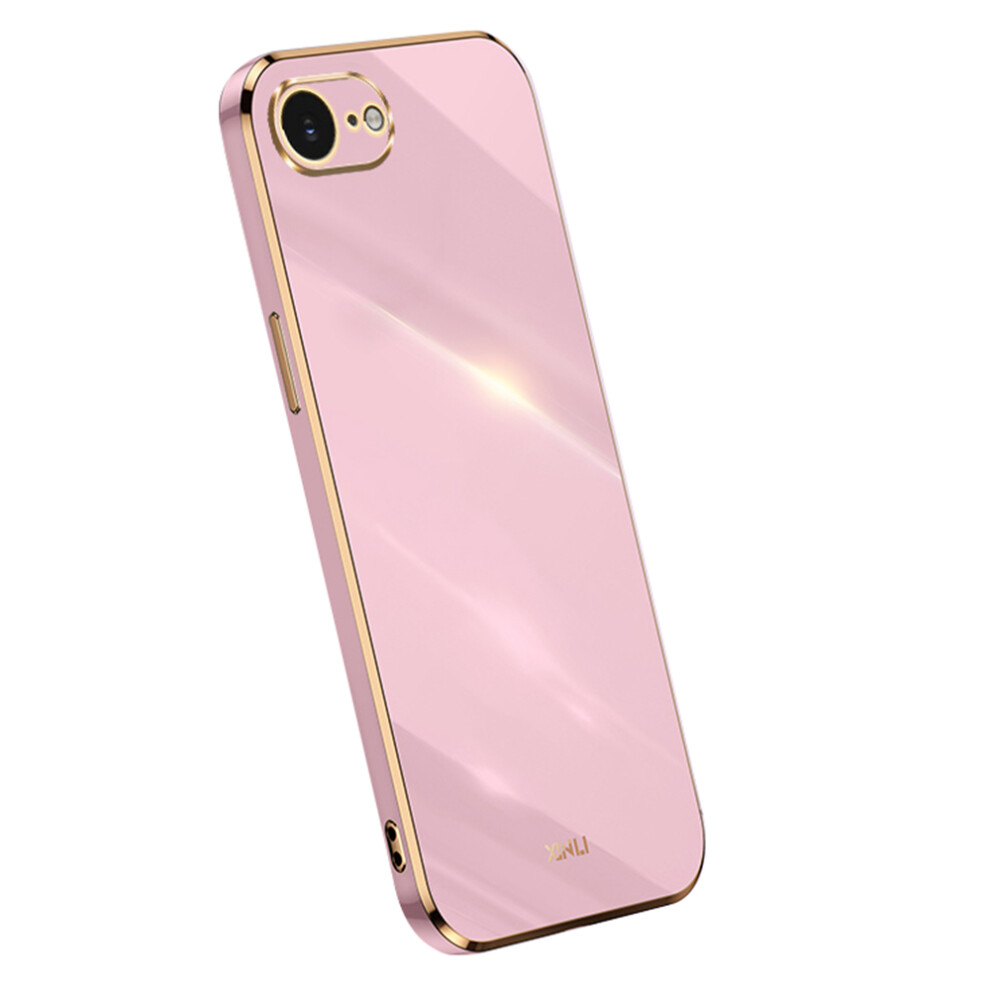 (Iphone 16E, ) Xinli For Iphone 16E Case Tpu Phone Cover With Electroplating Frame Purple 6914281730522