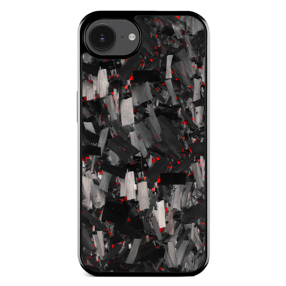 (Iphone 16E, ) For Iphone 16E Case Large Forged Texture Aramid Fiber+Tpu Phone Cover Red 6914285080487