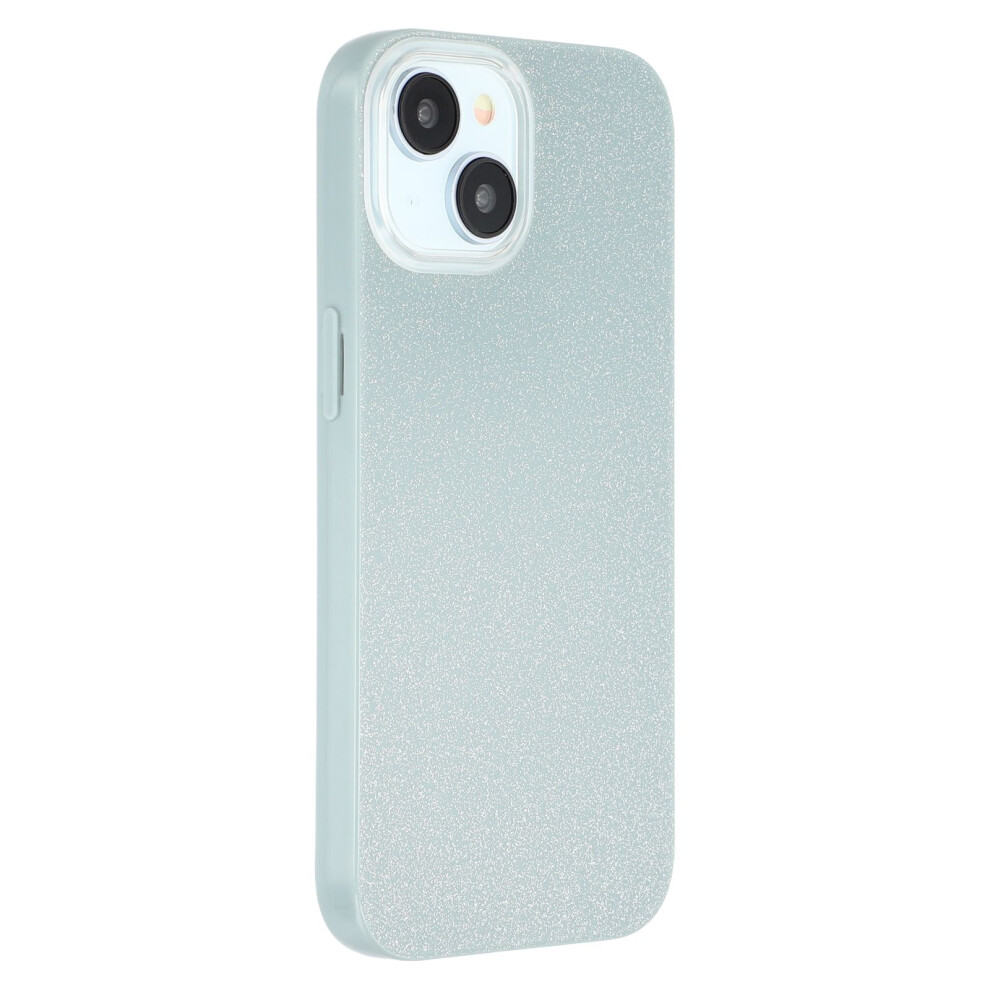 (Iphone 15, Lake ) For Iphone 15 Case Imd Glitter Tpu Phone Cover Large Camera Cutout Green 6914284878214