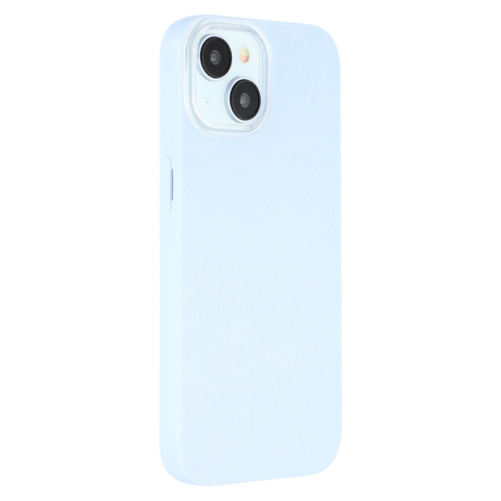 (Iphone 15, Sky ) For Iphone 15 Case Imd Glitter Tpu Phone Cover Large Camera Cutout Blue 6914281825198