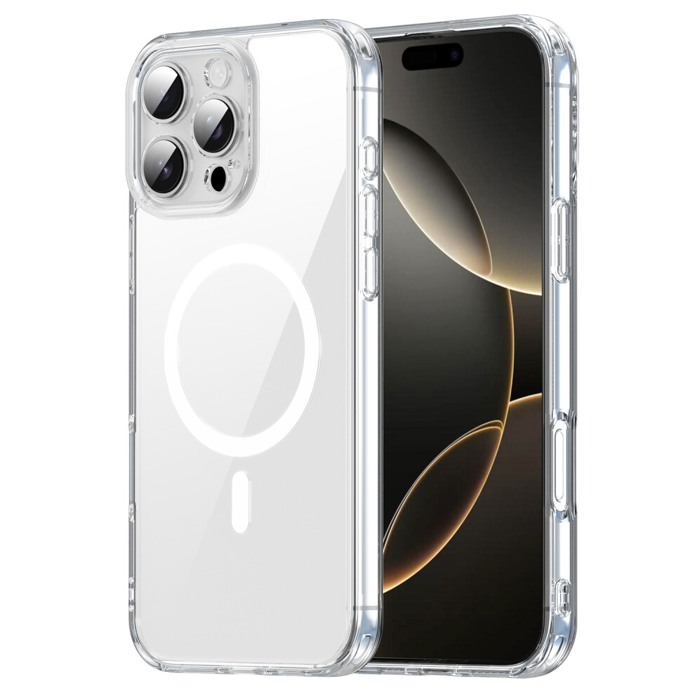 (Iphone 16 Pro, Transparent) For Iphone 16 Pro Case Compatible With Magsafe Clear Pc+Tpu Shockproof Phone Back Cover 6914289494464