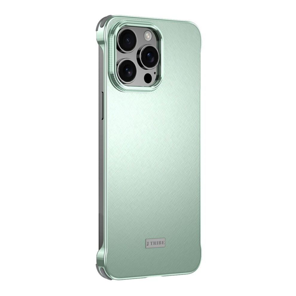 (Iphone 15 Pro Max, Cyan) For Iphone 15 Pro Max Case Pc+Silicone+Alloy Matte Phone Cover Blue 6914287237223