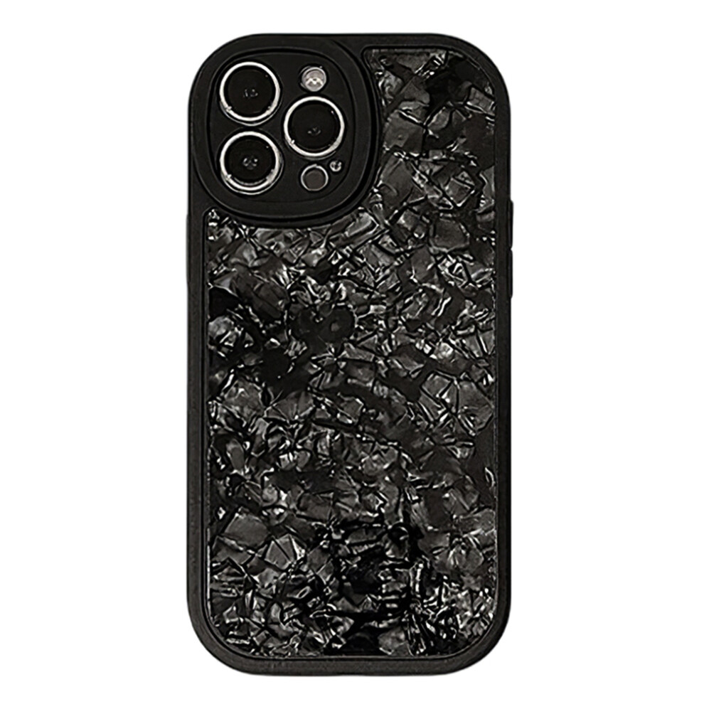(Iphone 14 Pro Max, ) For Iphone 14 Pro Max Tpu Case With Shell Pattern Shockproof Phone Back Cover Black 6914289091571