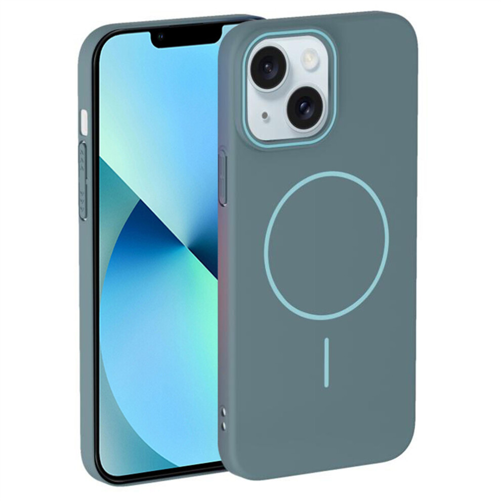 (Iphone 13, ) For Iphone 13 Case Compatible With Magsafe Slim Pc Phone Back Cover Blue 6914280097442