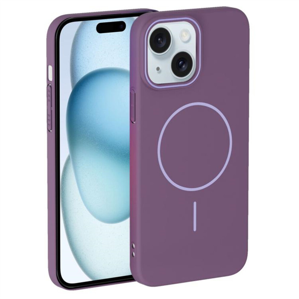 (Iphone 15, ) For Iphone 15 Case Compatible With Magsafe Slim Pc Phone Back Cover Purple 6914289777628