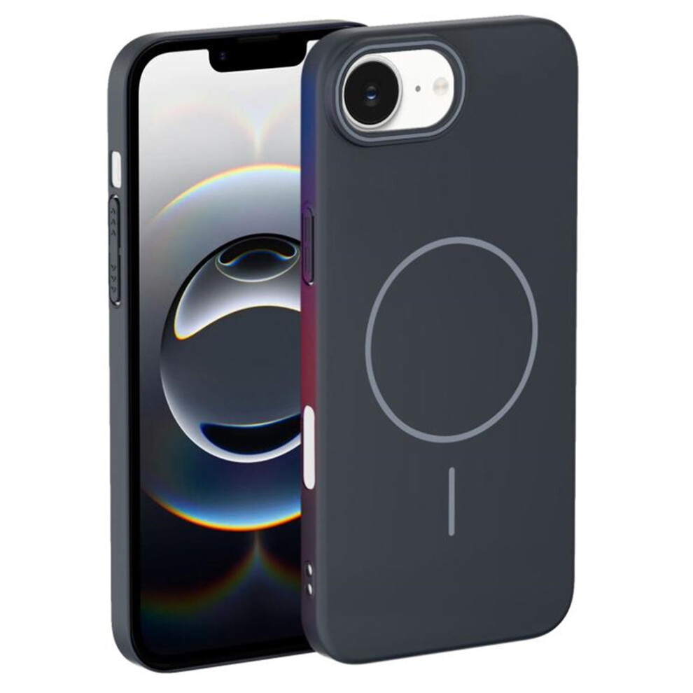 (Iphone 16E, Dark ) For Iphone 16E Case Compatible With Magsafe Slim Pc Phone Back Cover Grey 6914283097319
