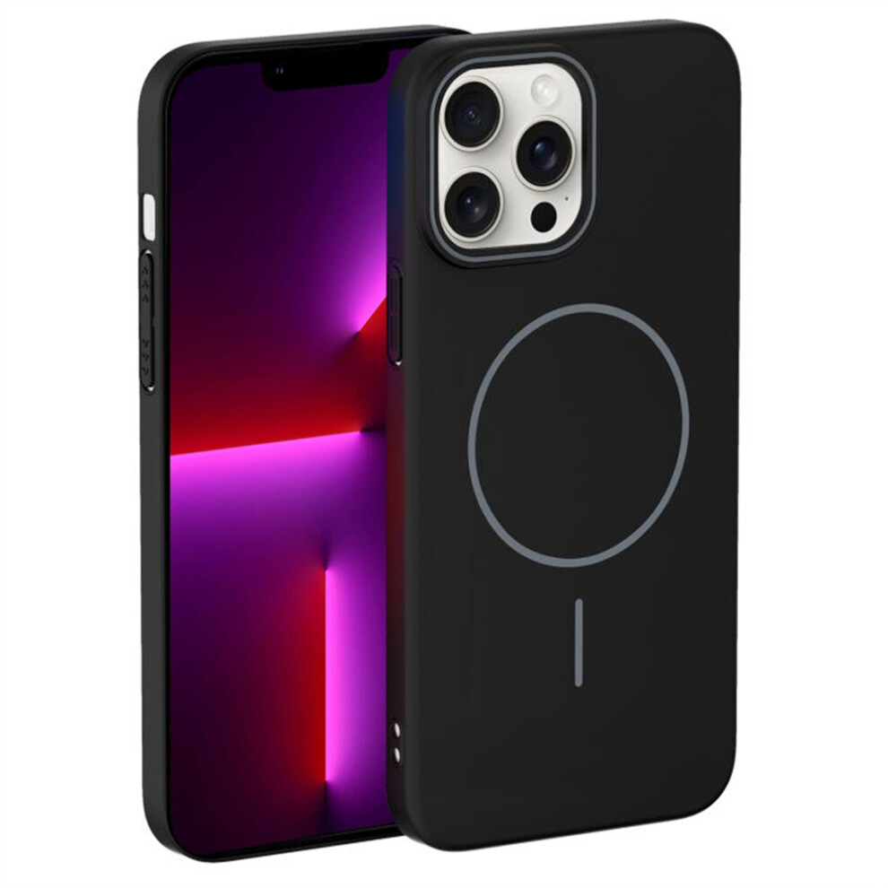 (Iphone 13 Pro, ) For Iphone 13 Pro Case Compatible With Magsafe Slim Pc Phone Back Cover Black 6914282976752