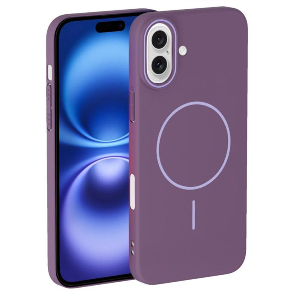 (Iphone 16 Plus, ) For Iphone 16 Plus Case Compatible With Magsafe Slim Pc Phone Back Cover Purple 6914289808612