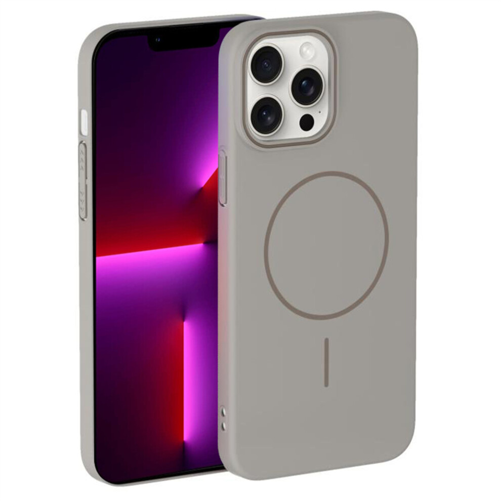 (Iphone 13 Pro Max, Titanium ) For Iphone 13 Pro Max Case Compatible With Magsafe Slim Pc Phone Back Cover Grey 6914285928512