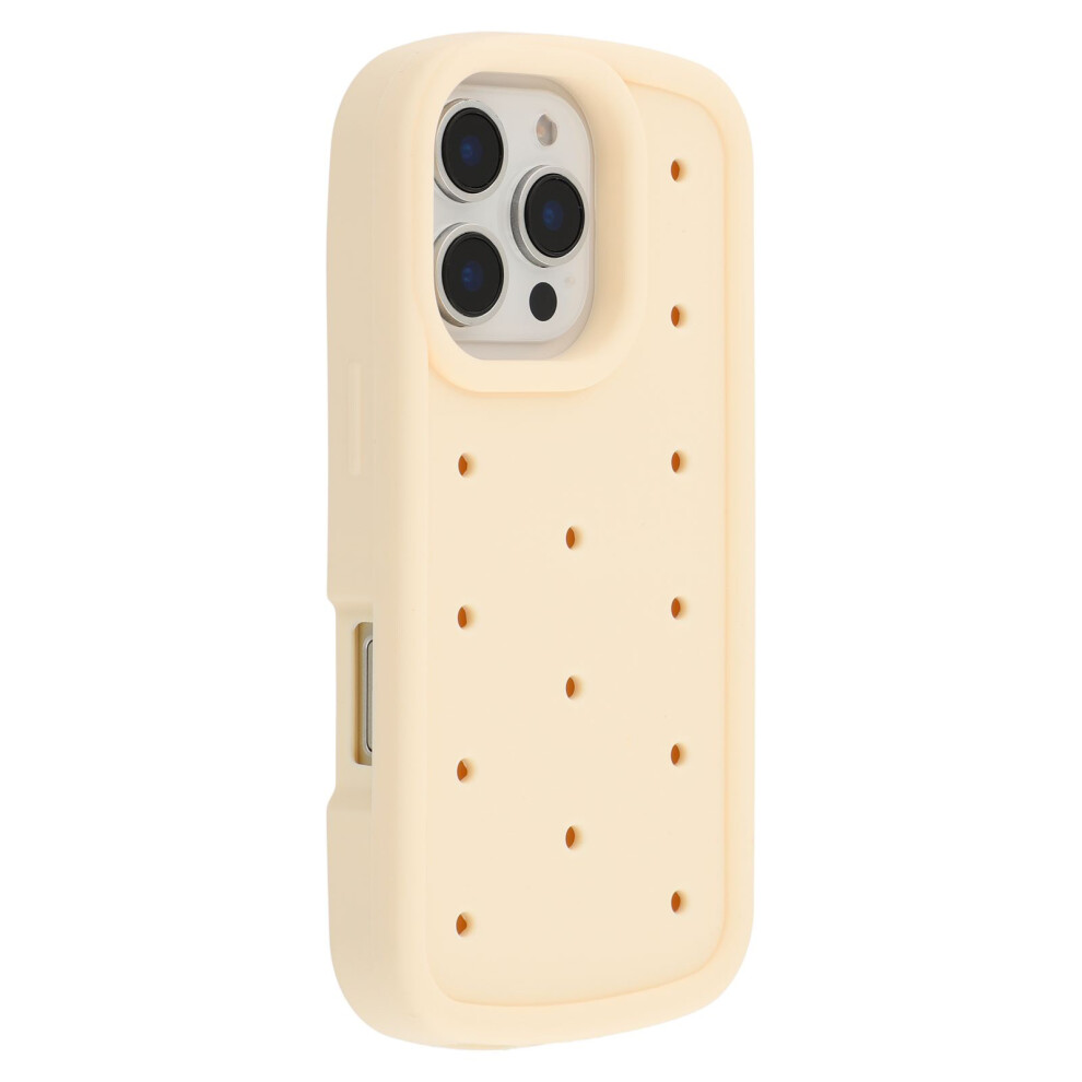 (Iphone 16 Pro Max, ) For Iphone 16 Pro Max Silicone Case Multi Hole Design Shockproof Phone Back Cover White 6914282571230