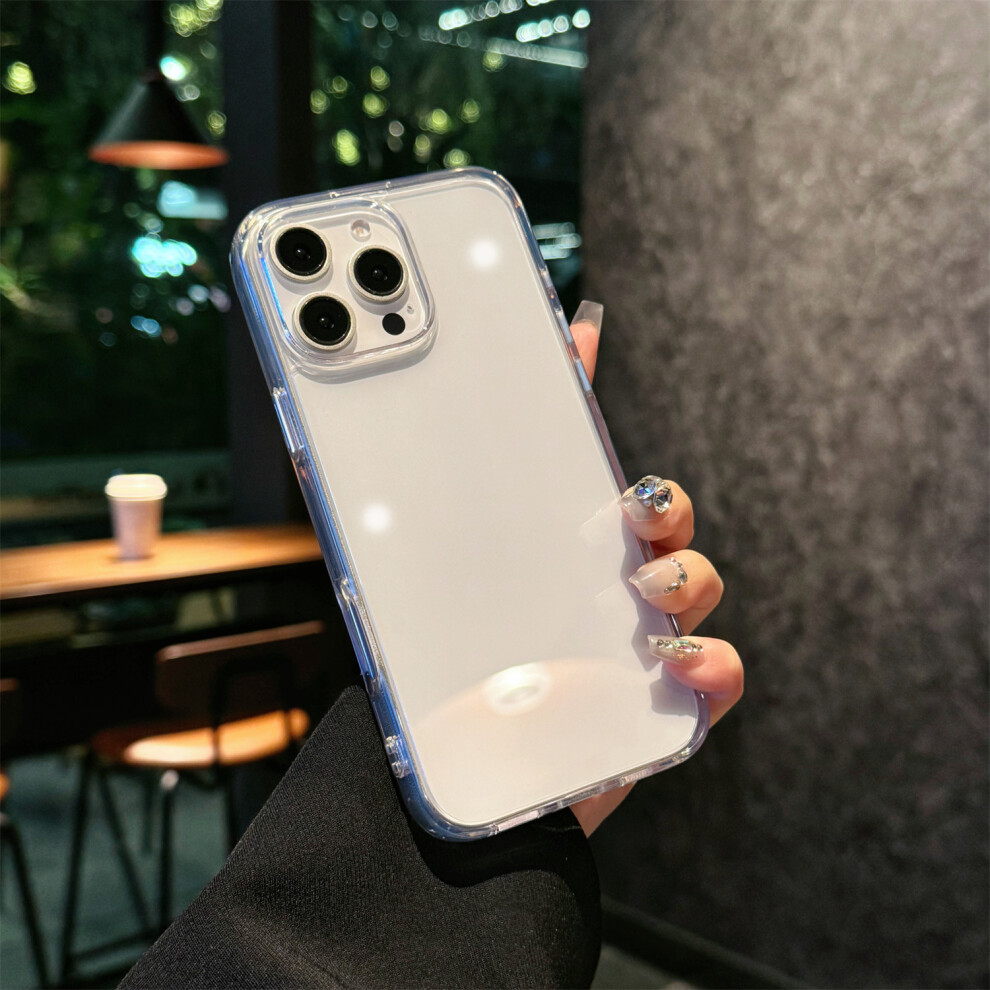 (Iphone 16 Pro, Transparent) For Iphone 16 Pro Crystal Clear Case Tpu+Acrylic Shockproof Phone Cover 6914284870126