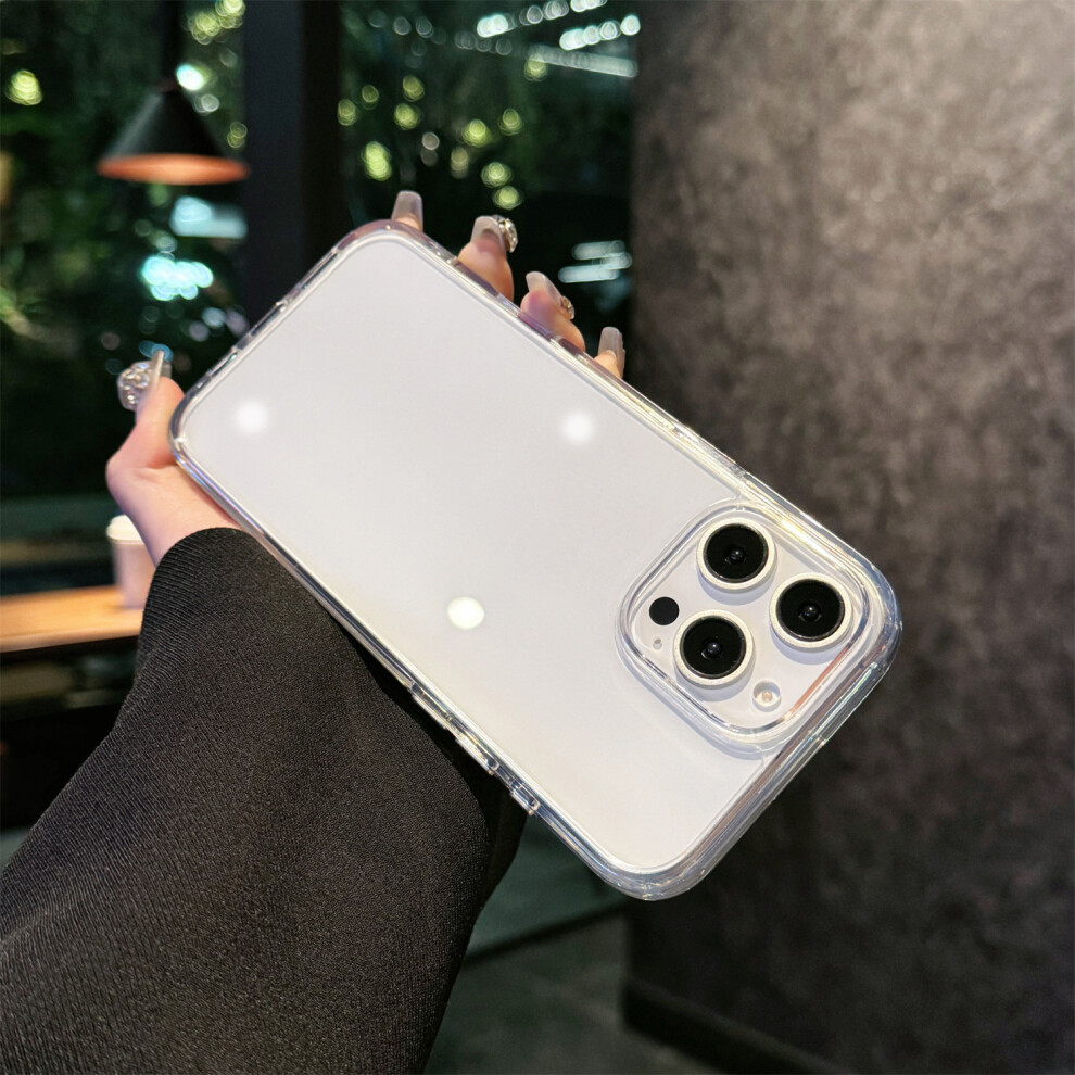 (Iphone 15 Pro, Transparent) For Iphone 15 Pro Crystal Clear Case Tpu+Acrylic Shockproof Phone Cover 6914280328935