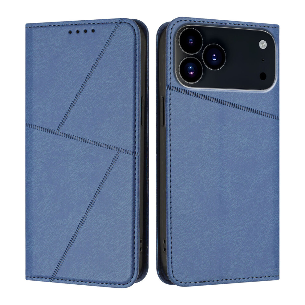 (Iphone 17 Pro Max, Royal ) For Iphone 17 Pro Max Wallet Case Magnetic Closure Leather Flip Phone Cover With Stand Blue 6914284984977