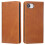 (iPhone 16e, Brown) For iPhone 16e Case RFID Blocking PU Leather Phone Wallet Cover 1