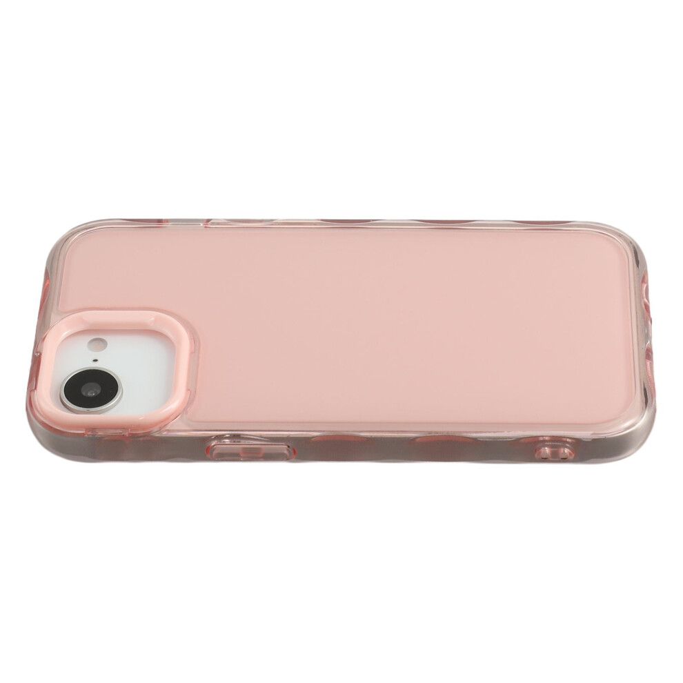 (Iphone 16E, ) For Iphone 16E Case Inner Wave Pattern Tpu+Acrylic Phone Cover Pink 6914286459954
