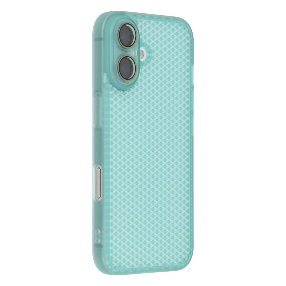 (Iphone 16, Transparent ) For Iphone 16 Case Heat Dissipation Hard Pc Phone Cover With Camera Lens Protector Green 6914288758468