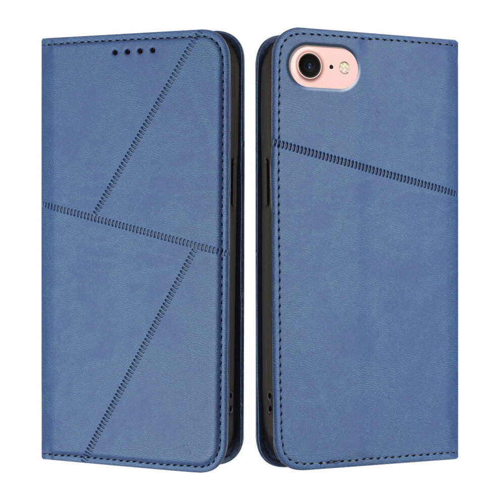 (Iphone 16E, Royal ) For Iphone 16E Wallet Case Magnetic Closure Leather Flip Phone Cover With Stand Blue 6914283111213