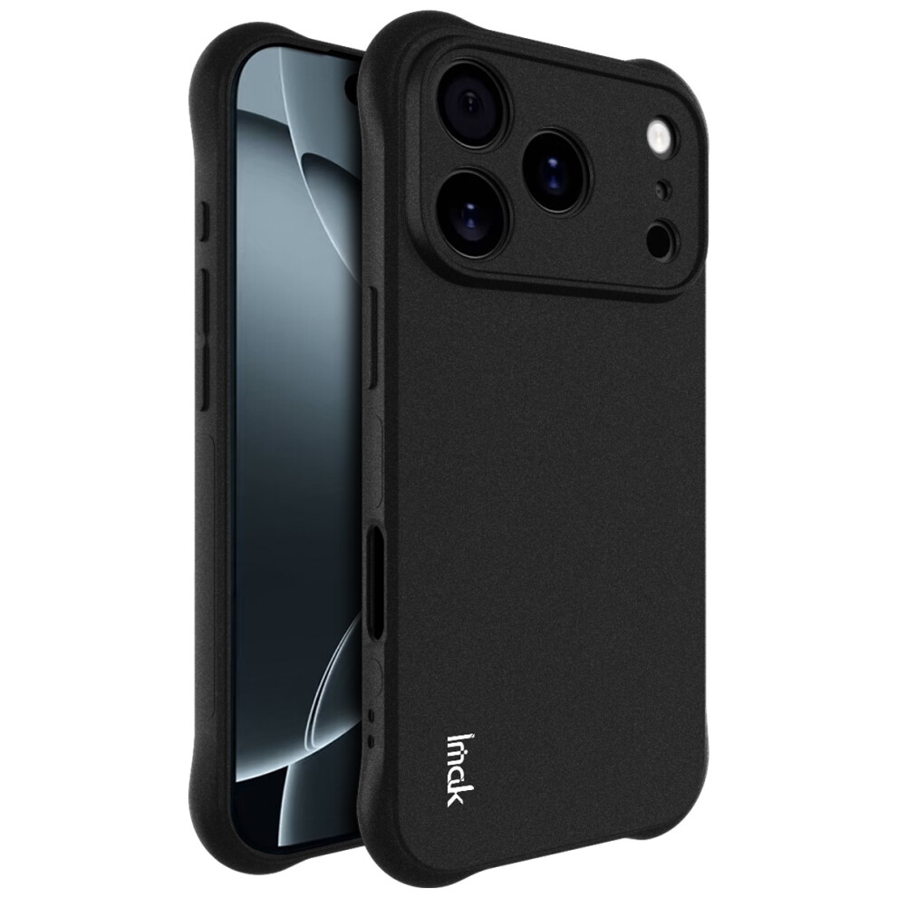 (Iphone 17 Pro, Matte ) Imak For Iphone 17 Pro Case Tpu Phone Cover Airbag Shockproof Protection Black 6914280195995