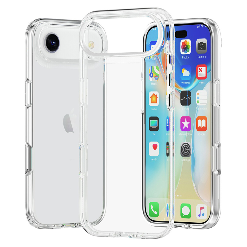 (Iphone Air, Transparent) For Iphone Air Case Pc+Tpu Shockproof Clear Phone Cover 6914280193878