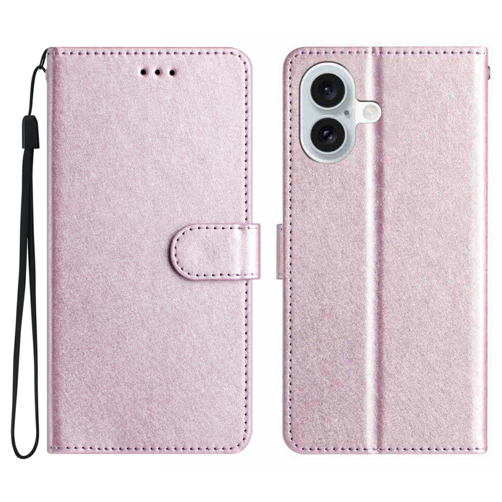 (Iphone 17, Light ) For Iphone 17 Wallet Case Leather Folio Phone Cover Magnetic Clasp Purple 6914285188756