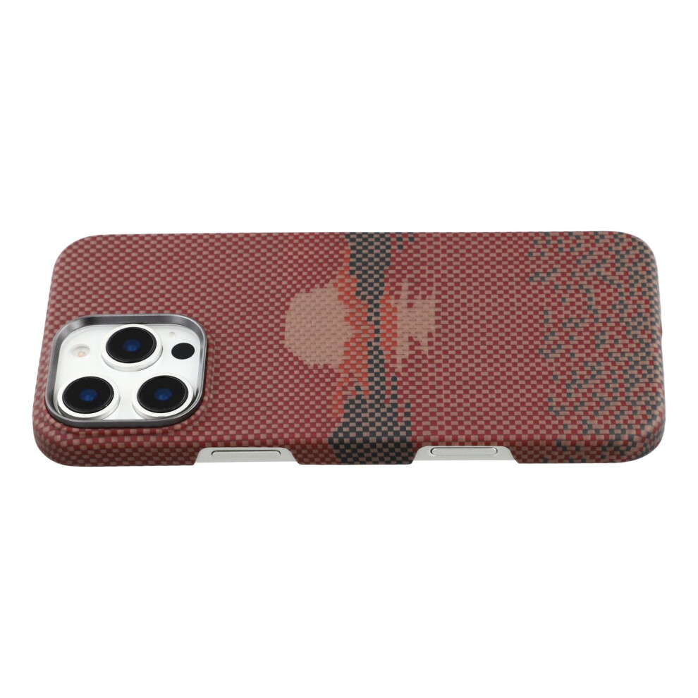 (Iphone 16, Sun) For Iphone 16 Magnetic Case Large Camera Cutout Aramid Fiber Phone Cover With Metal Lens Frame Light 6914289963571