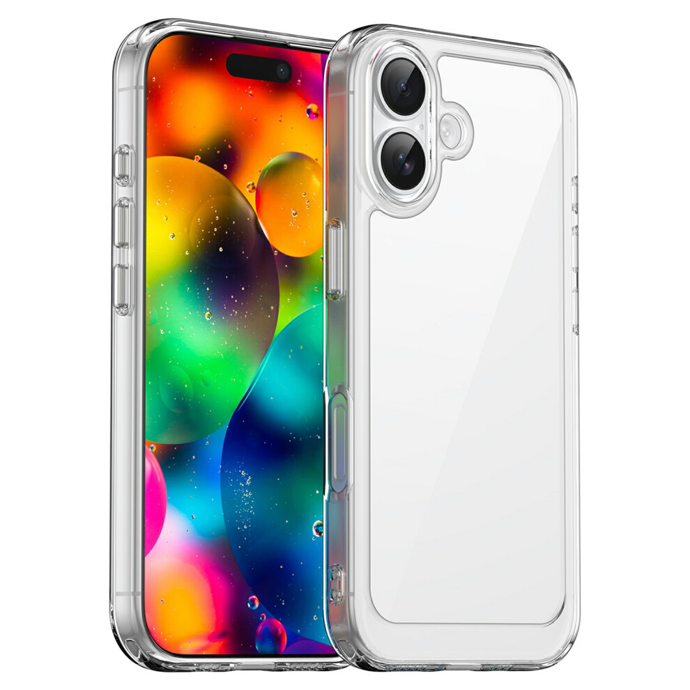 (Iphone 17, Transparent) For Iphone 17 Case Tpu+Acrylic Protective Clear Phone Cover 6914284645984