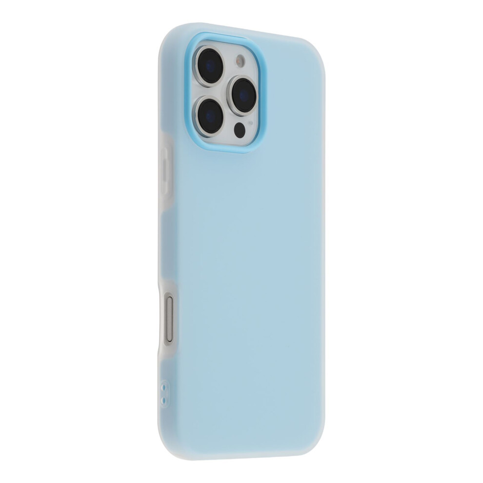 (Iphone 16 Pro Max, Sky ) For Iphone 16 Pro Max Case 2 In 1 Pc+Tpu Frosted Phone Case Large Camera Cutout Blue 6914283409136