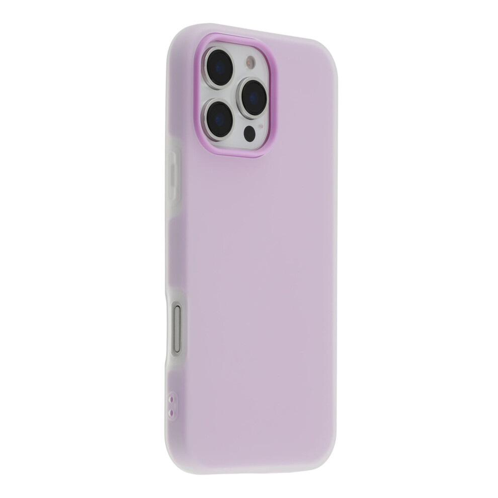 (Iphone 16 Pro Max, ) For Iphone 16 Pro Max Case 2 In 1 Pc+Tpu Frosted Phone Case Large Camera Cutout Purple 6914287453166
