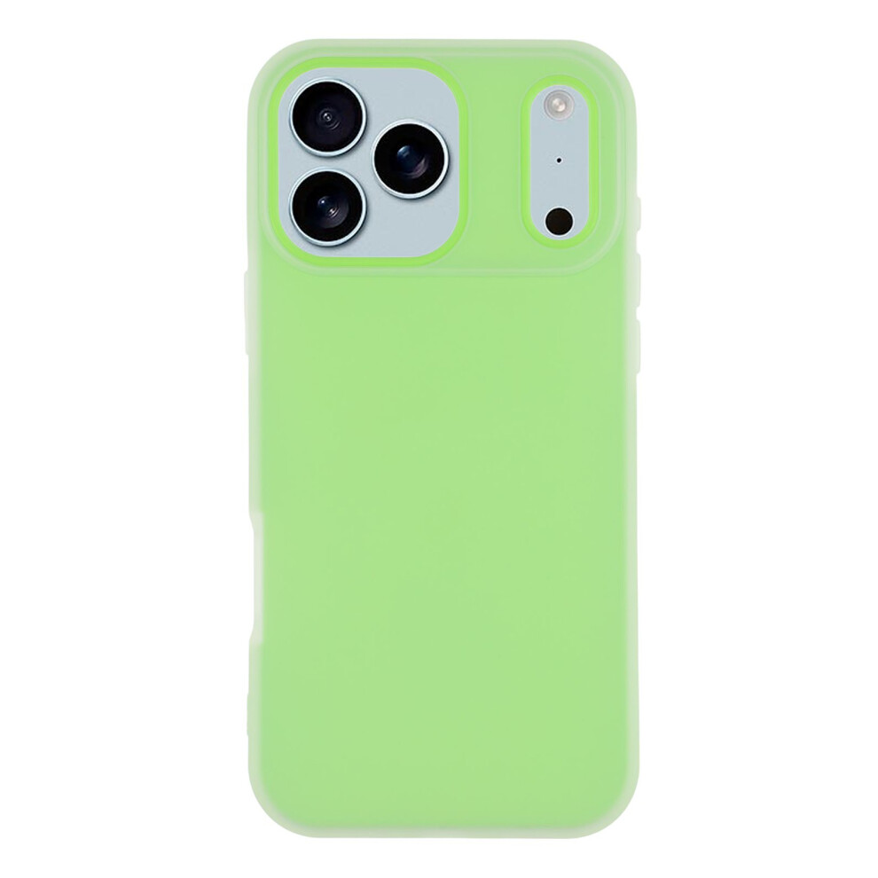 (Iphone 17 Pro, Matcha ) For Iphone 17 Pro Case 2 In 1 Pc+Tpu Frosted Phone Case Large Camera Cutout Green 6914289854107