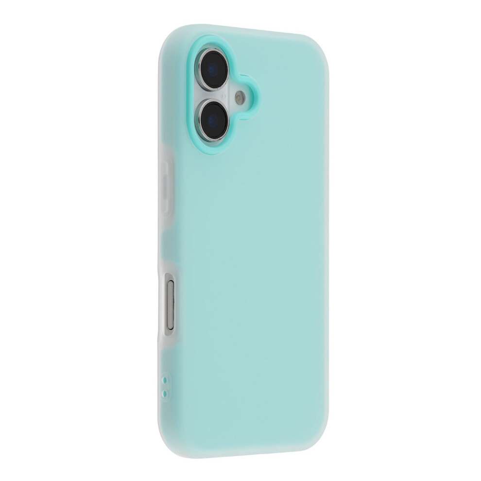 (Iphone 17, Baby ) For Iphone 17 Case 2 In 1 Pc+Tpu Frosted Phone Case Large Camera Cutout Blue 6914289149715
