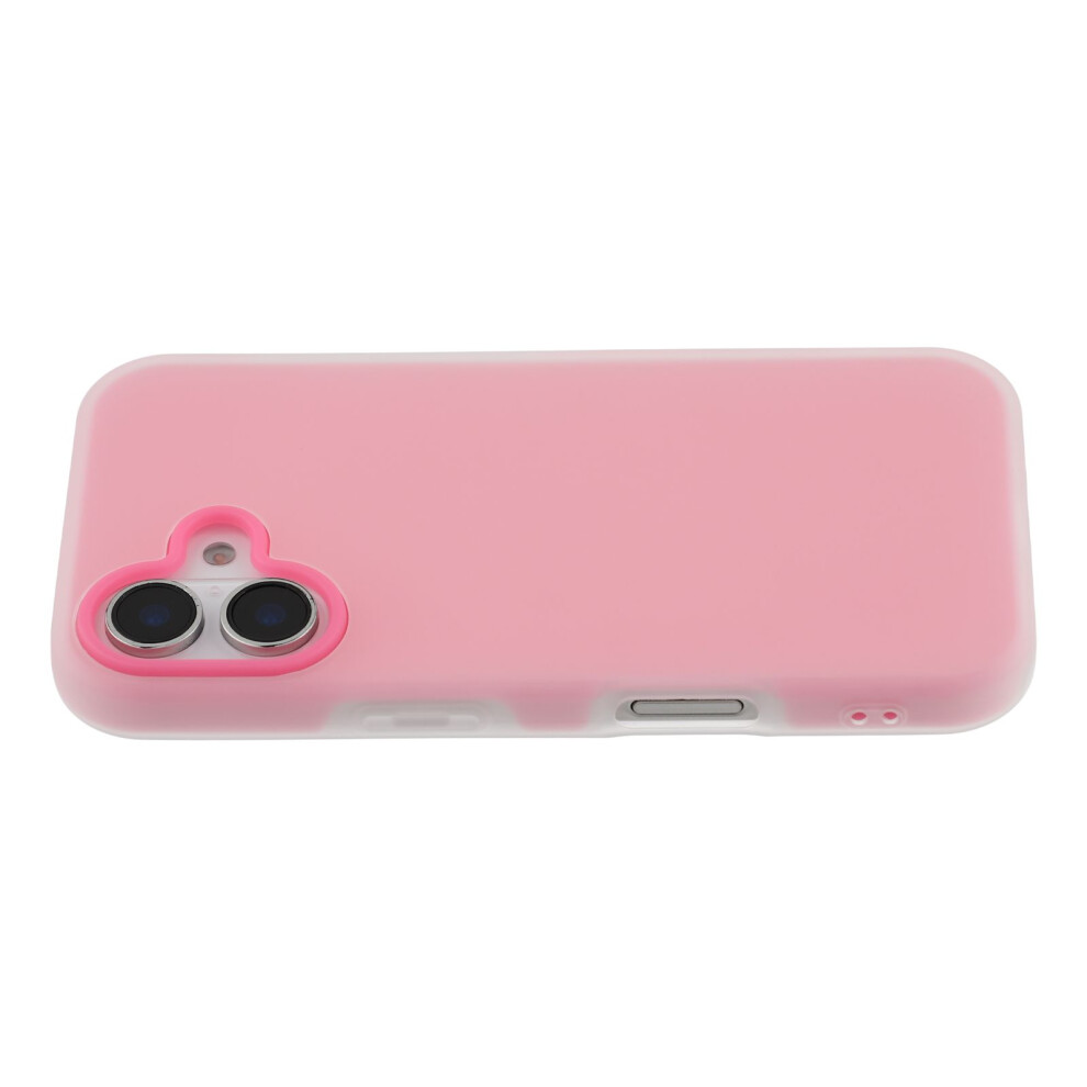 (Iphone 17, Rose) For Iphone 17 Case 2 In 1 Pc+Tpu Frosted Phone Case Large Camera Cutout 6914288831536