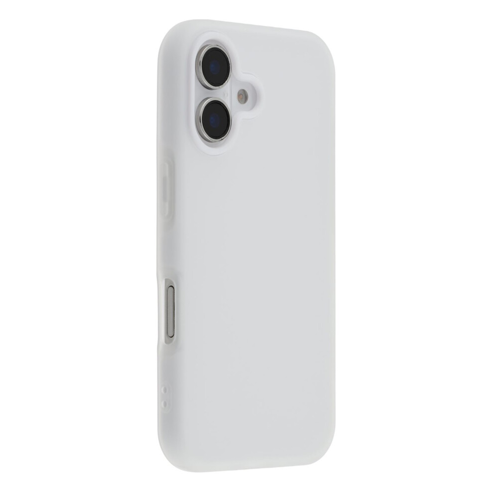 (Iphone 17, ) For Iphone 17 Case 2 In 1 Pc+Tpu Frosted Phone Case Large Camera Cutout White 6914288076982