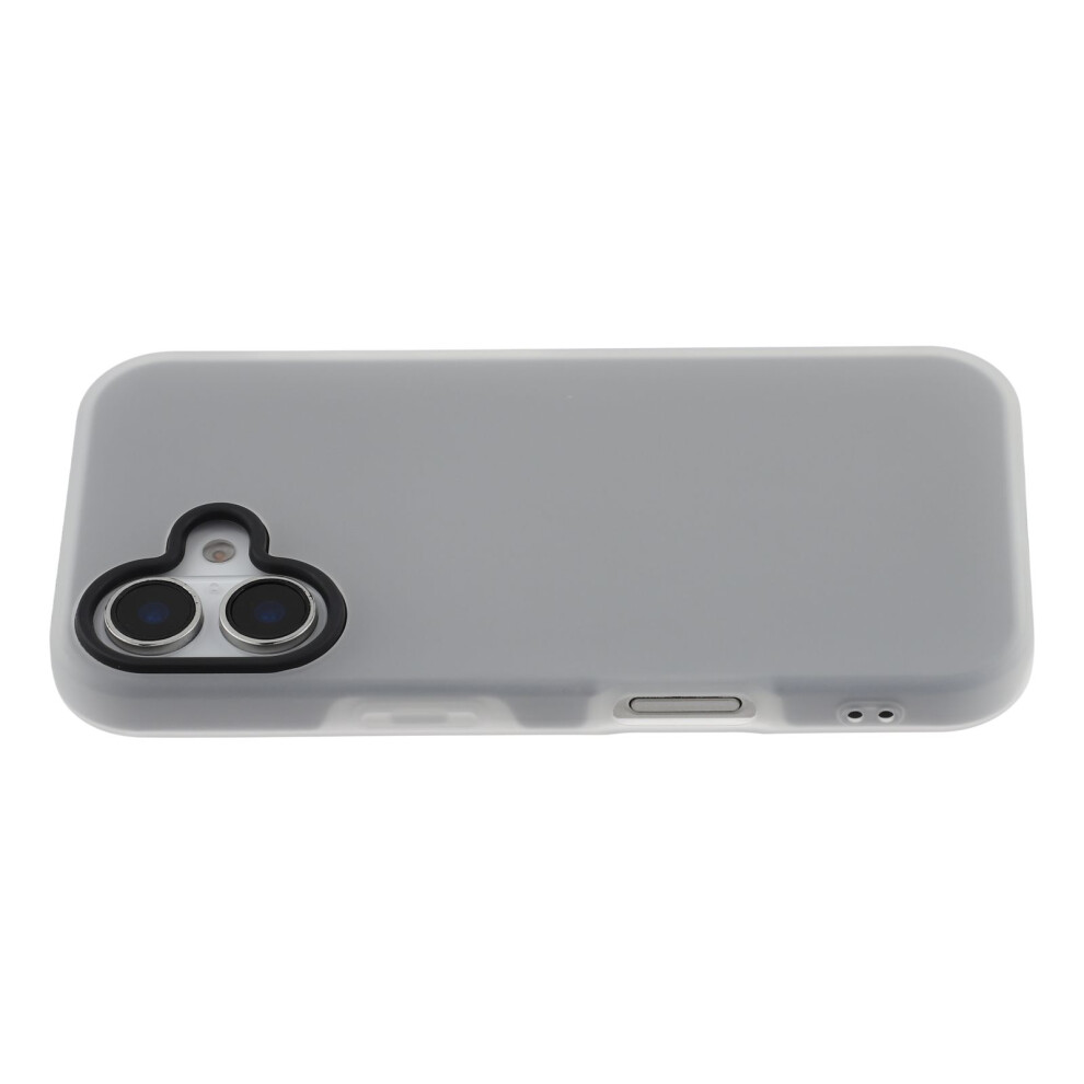 (Iphone 17, ) For Iphone 17 Case 2 In 1 Pc+Tpu Frosted Phone Case Large Camera Cutout Black 6914284400149