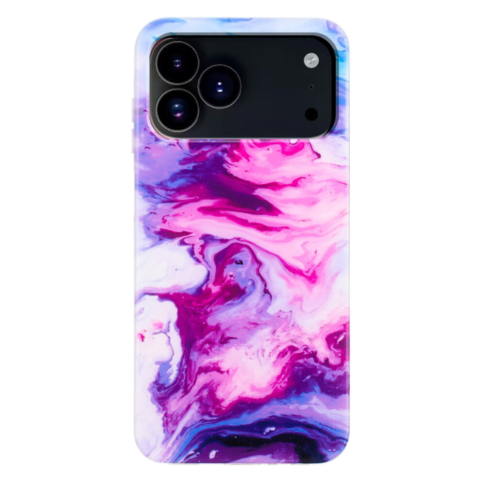 (Iphone 17 Pro, Rose) For Iphone 17 Pro Case Marble Pattern Painted Tpu Phone Back Cover 6914281174067