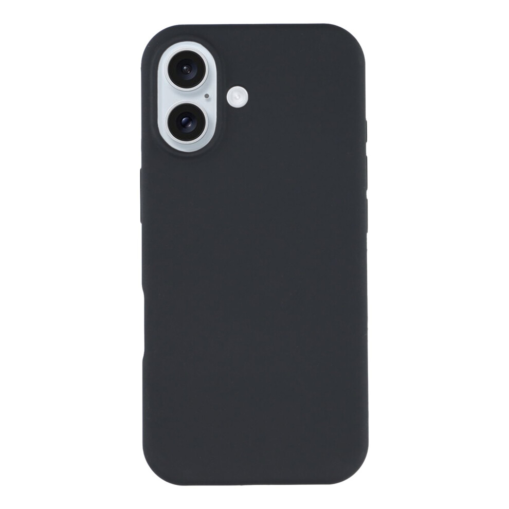 (Iphone 17, ) For Iphone 17 Case Solid Silicone Shockproof Phone Back Cover Black 6914285486654