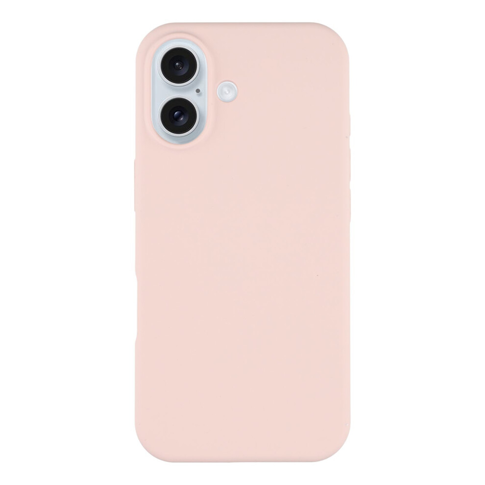 (Iphone 17, ) For Iphone 17 Case Solid Silicone Shockproof Phone Back Cover Pink 6914283571888