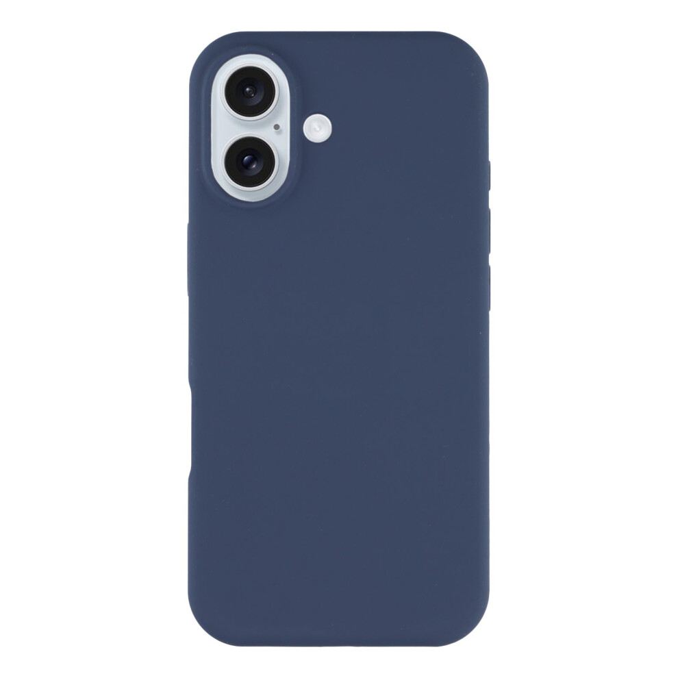 (Iphone 17, Dark ) For Iphone 17 Case Solid Silicone Shockproof Phone Back Cover Blue 6914280747989