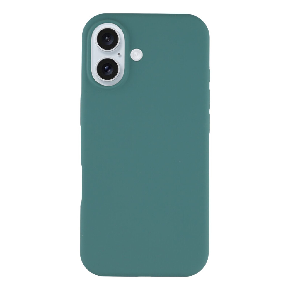 (Iphone 17, Blackish ) For Iphone 17 Case Solid Silicone Shockproof Phone Back Cover Green 6914287159938