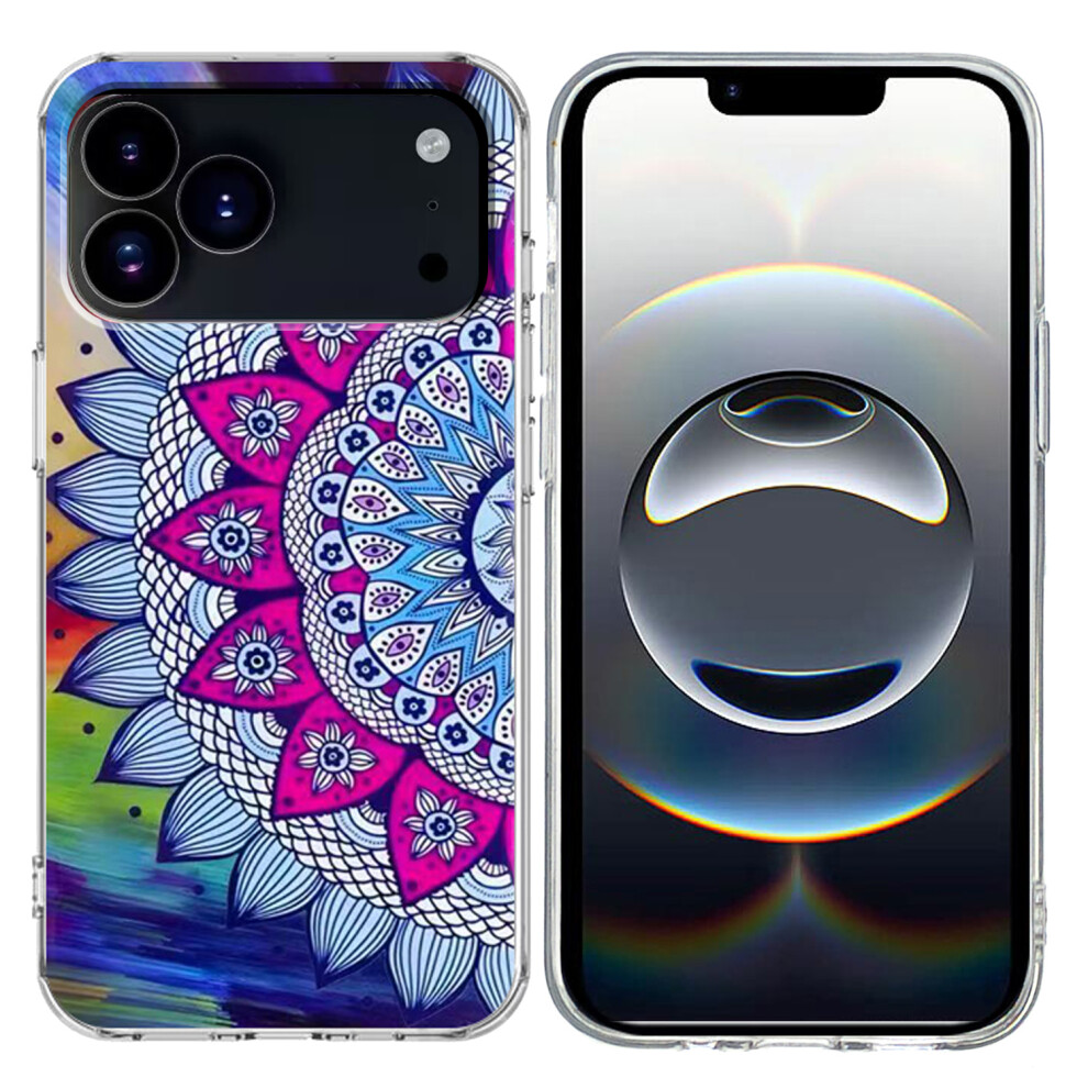 (Iphone 17 Pro Max, Mandala Flower) For Iphone 17 Pro Max Case Pattern Printing Cell Phone Tpu Back Cover 6914282001720