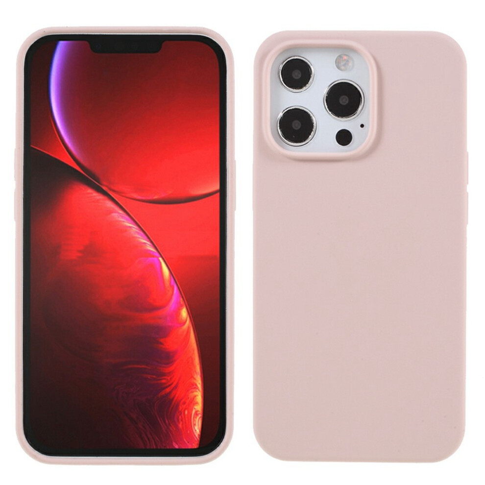 (Iphone 15 Pro, ) For Iphone 15 Pro Case Solid Silicone Shockproof Phone Back Cover Pink 6914281096642
