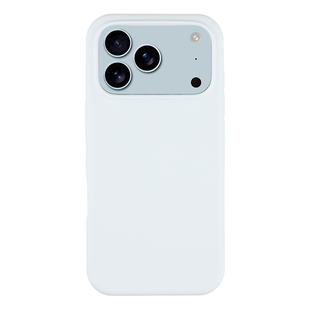 (Iphone 17 Pro, ) For Iphone 17 Pro Case Solid Silicone Shockproof Phone Back Cover White 6914283149445