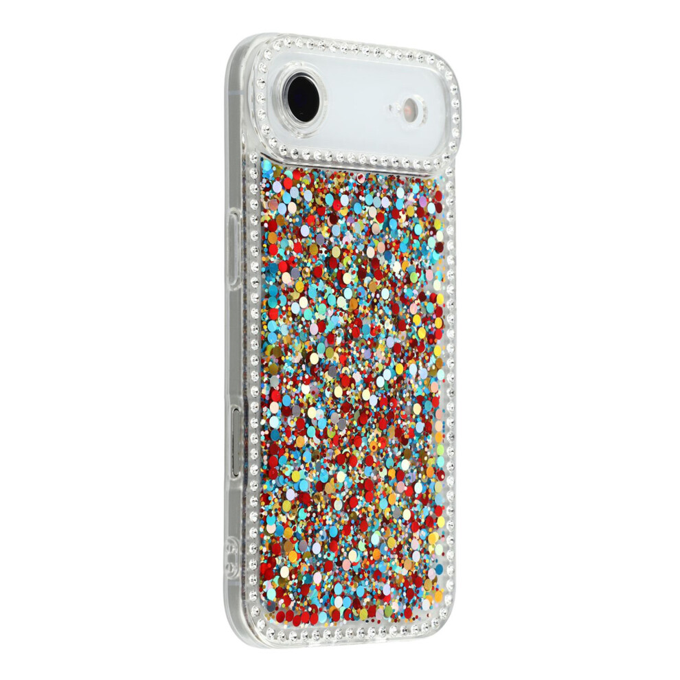 (Iphone Air, Colorful) For Iphone Air Case Rhinestone Edge Glitter Epoxy Tpu Phone Cover 6914286438652