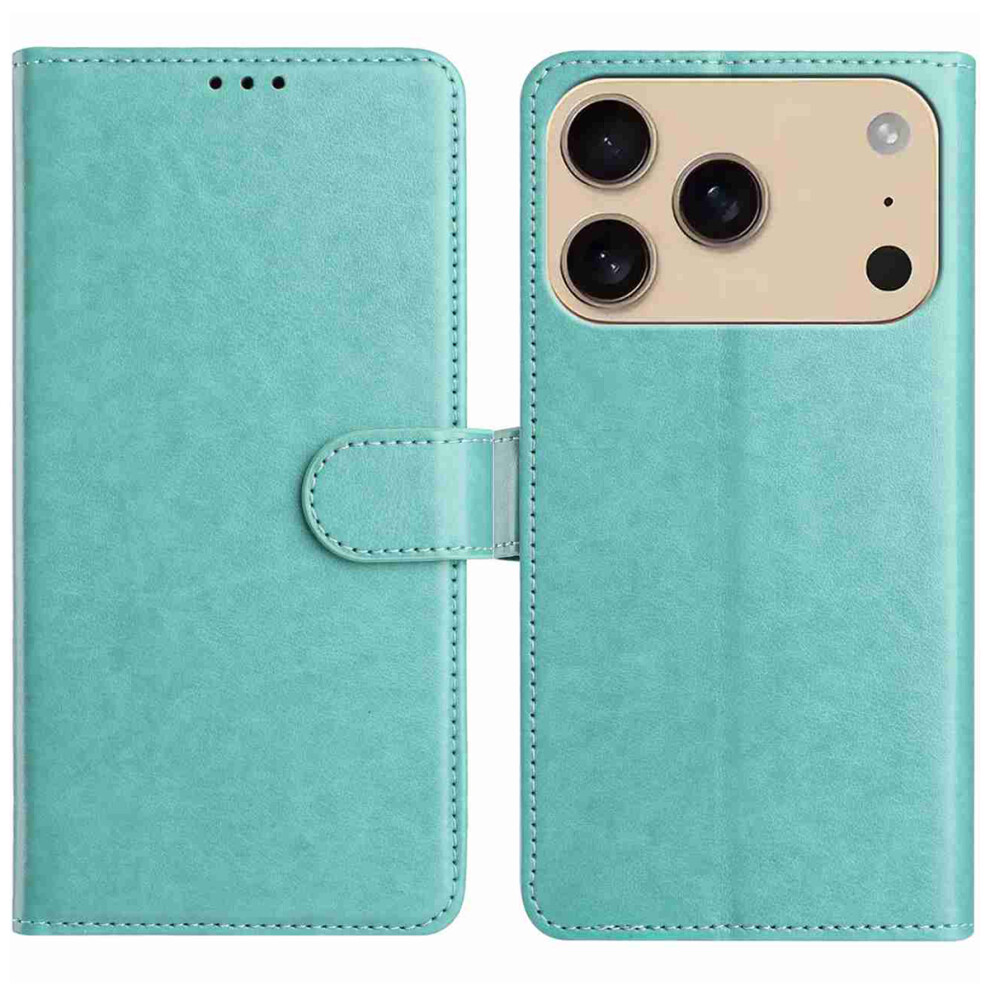 (Iphone 17 Pro Max, ) For Iphone 17 Pro Max Wallet Phone Case Stand Pu Leather Folio Flip Cover With 8 Card Slot Green 6914287997639
