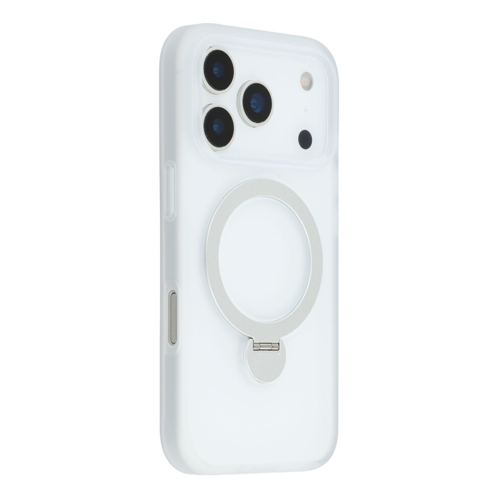 (Iphone 17 Pro Max, ) For Iphone 17 Pro Max Case Rotating Kickstand Tpu+Pc Magnetic Phone Cover White 6914287810938