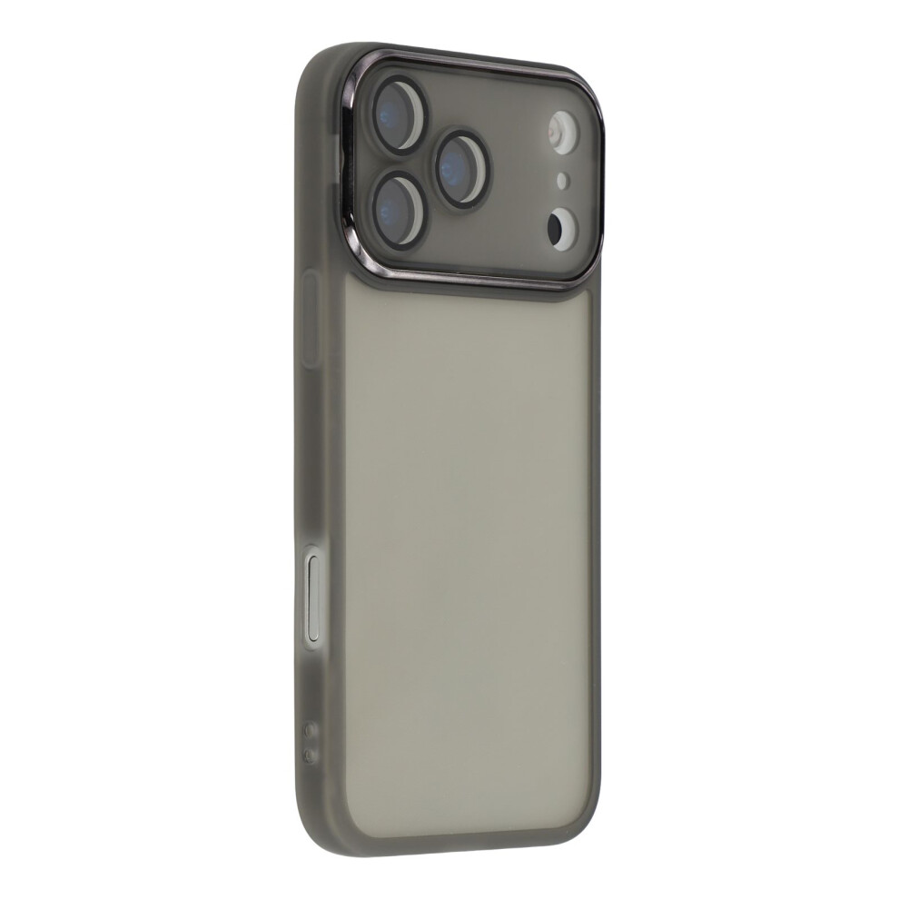 (Iphone 17 Pro, Transparent ) For Iphone 17 Pro Case Electroplated Camera Frame Tpu Phone Cover Black 6914284106928