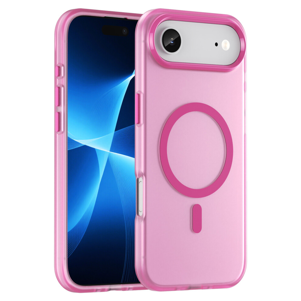 (Iphone Air, Rose) For Iphone Air Case Compatible With Magsafe Tpu+Pc Slim Matte Translucent Phone Cover 6914284146436